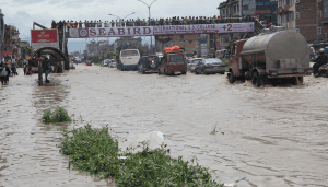 उपत्यकामा बाढीको ताण्डव, भक्तपुर र थिमी डुबानमा 
