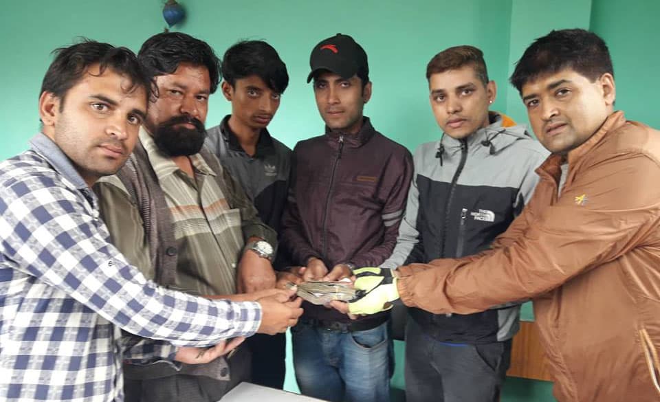 दुर्घटनामा परी घाइते भएका चौलागाईलाई कात्तिके देउराली समाज कोरियाको सहयोग