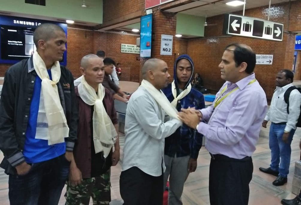 जनउद्वार केन्द्र पेनाङ मलेसियाको पहलमा १२ नेपालीको उद्दार