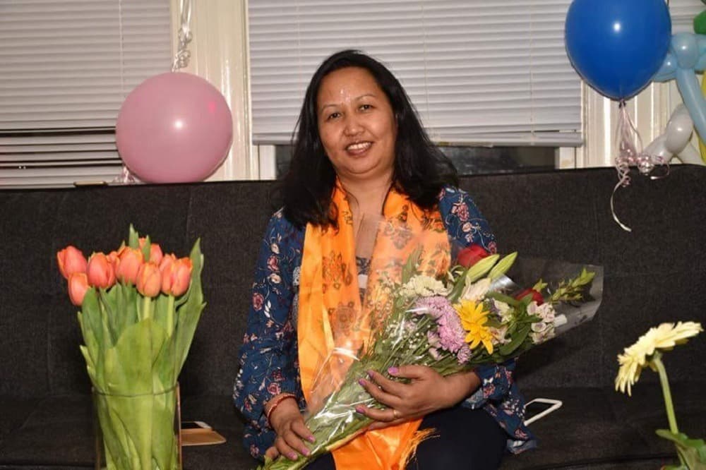 तामाङ समाज अमेरिकाको अध्यक्षमा सानुमाया तामाङ