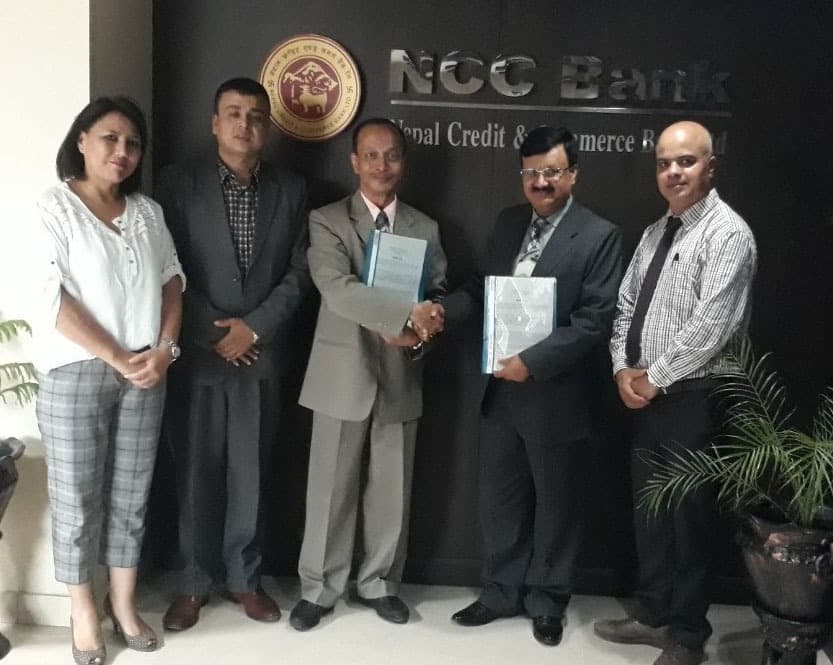 नेपाल क्रेडिट एण्ड कमर्स बैंक र भाटभटेनी मनी ट्रान्सफरबीच सम्झौता