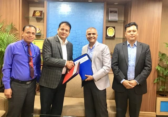 आइएमई लाइफ इन्स्योरेन्स र गरिमा विकास बैंकबीच सम्झौता