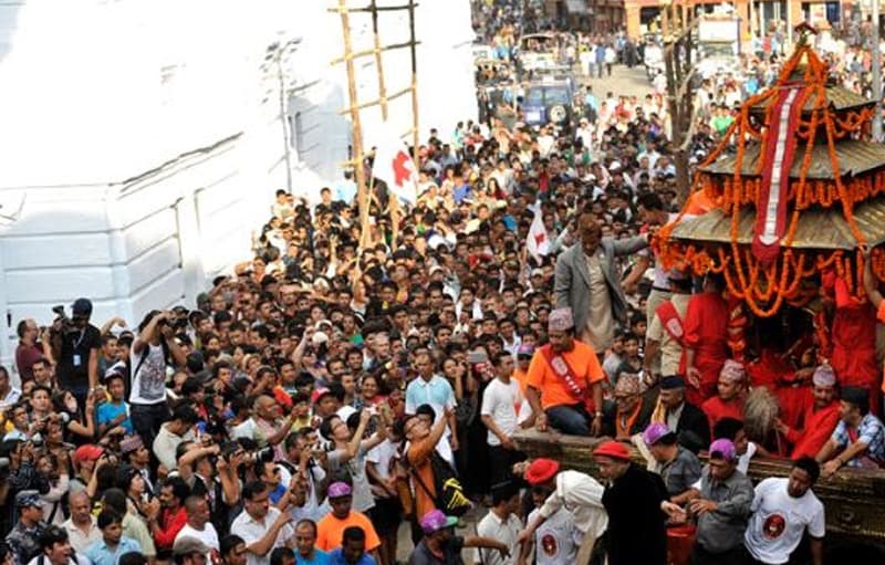 देवराज इन्द्रको पूजा–आरधना गरी आज इन्द्रजात्रा पर्व मनाइँदै, उपत्यकामा सार्वजनिक बिदा