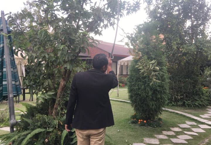 ‘सम्पदा गार्डेन’को मनमोहकता : ‘हलुईबेद, अमला र अम्बा’ आफै टिपेर खान पाइने