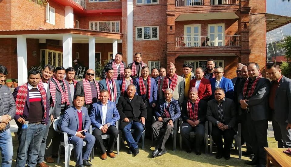 लोकतान्त्रिक फोरमका नवनिर्वाचित पदाधिकारी र पूर्वप्रधानमन्त्री देउवाबीच भेटवार्ता