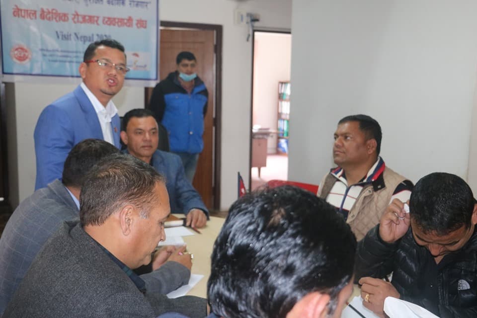 रोजगारदाता देशले नरोकेसम्म वैदेशिक रोजगार बन्द नगर्न व्यवसायीको माग