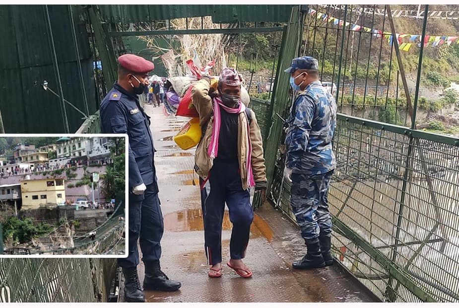 महाकाली पारी सीमामा रोकिएका नेपालीलाई नेपाल फर्काउन थालियो
