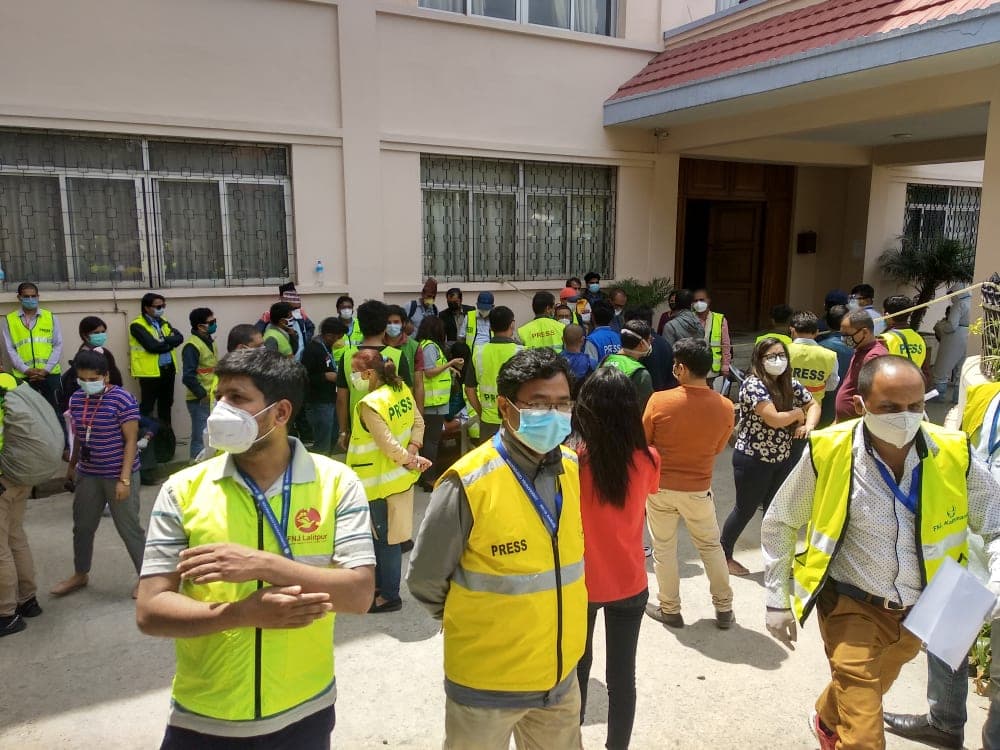 १ सय ९१ जना पत्रकारको पीसीआर विधिबाट कोरोना परिक्षण