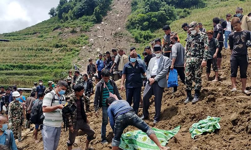 लिदी पहिरो अपडेट : बिहीबार थप तीनसहित २८ शव फेला, ११ अझै बेपत्ता