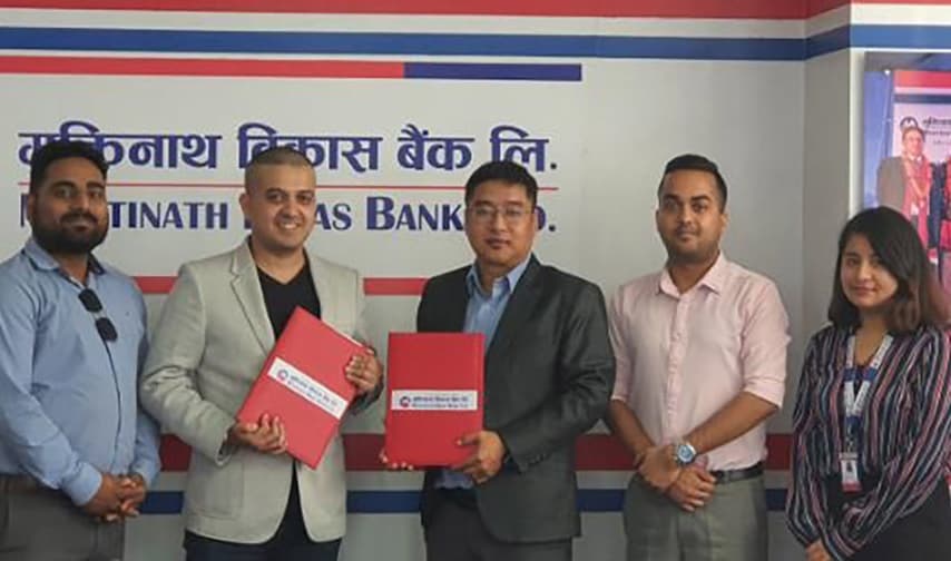 मुक्तिनाथ विकास बैंक र हाउस अफ ईन्टेरियरबीच सहकार्य