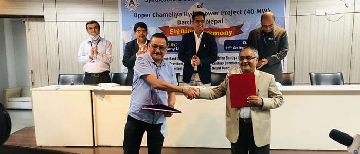 हिमालन बैंकको अगुवाईमा माथिल्लो चमेलियामा पाँच अर्ब १८ करोड लगानी जुटाइयो