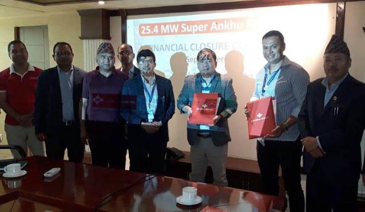 प्रभु बैंकको नेतृत्वमा सुपर आँखुखोला जलविद्युतको वित्तीय ब्यवस्थापन