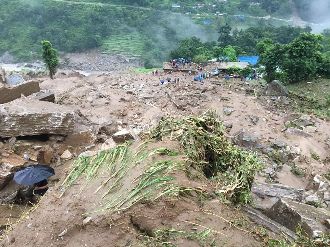 सिन्धुपाल्चोक बाढी पहिरो : दुई महिनामा ७४ को मृत्यु, ४१ बेपत्ता
