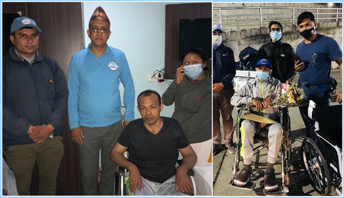 साउदीमा तीन महिना कोमामा पुगेर बाँचेका भुजेलको एनआरएनएको पहलमा उद्धार