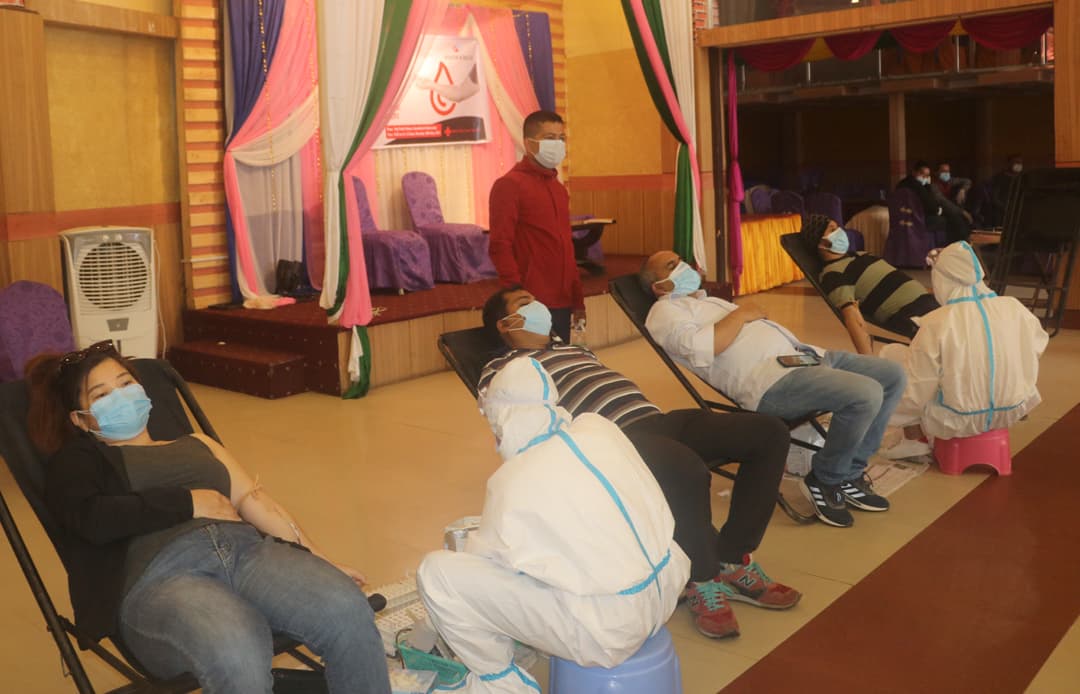 भिजन एण्ड भ्यालु ओभरसिजको सामाखुसीमा रक्तदान कार्यक्रम सम्पन्न