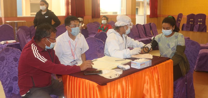 भिजन एण्ड भ्यालु ओभरसिजको सामाखुसीमा रक्तदान कार्यक्रम सम्पन्न