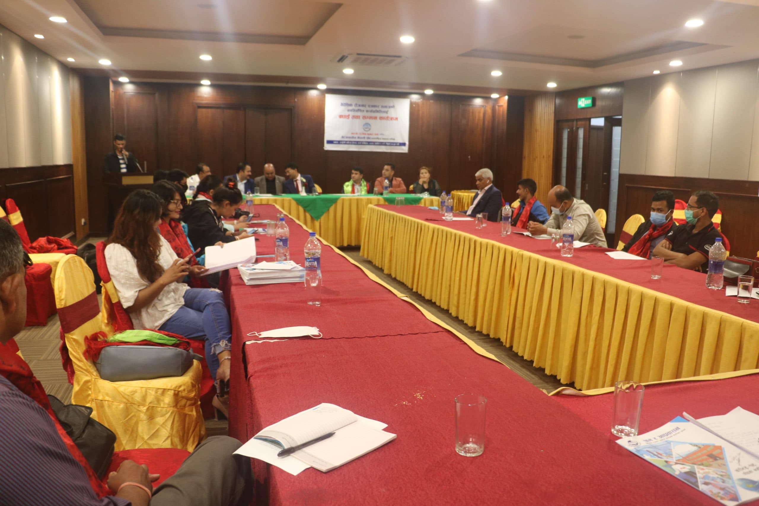एनआरएनएद्वारा वैदेशिक रोजगार पत्रकार समाजको नवनिर्वाचित कार्यसमितिलाई सम्मान