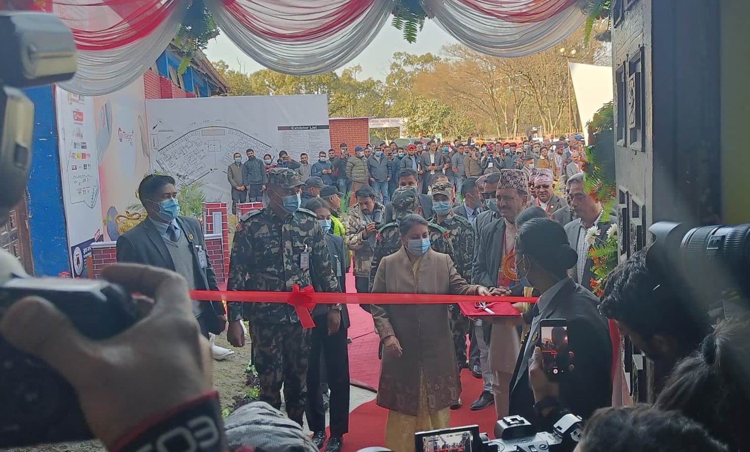 १६ औं अन्तर्राष्ट्रिय फुटवेयर औद्योगिक प्रदर्शनीको राष्ट्रपतिद्वारा उद्घाटन, प्रदर्शनी शनिवारसम्म चल्ने