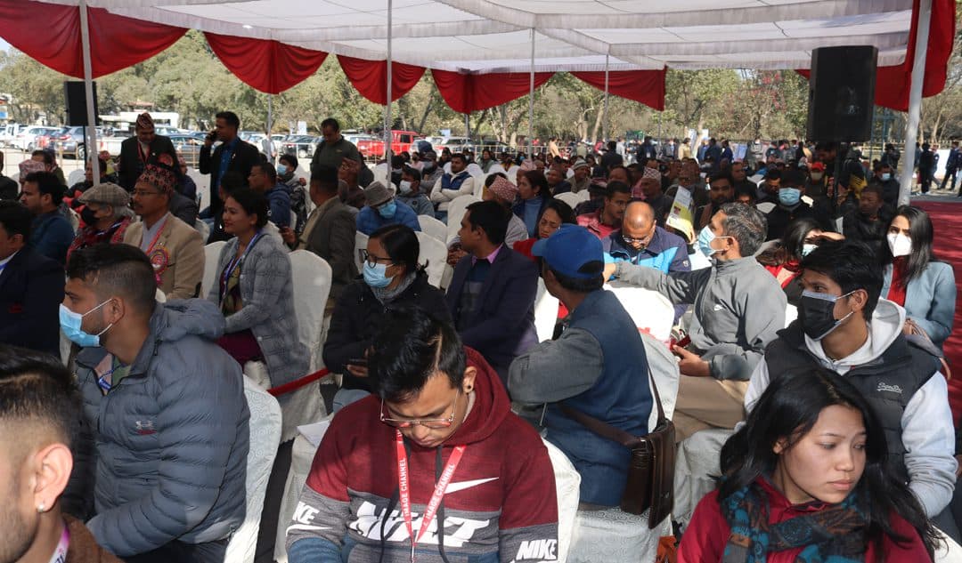 १६ औं अन्तर्राष्ट्रिय फुटवेयर औद्योगिक प्रदर्शनीको राष्ट्रपतिद्वारा उद्घाटन, प्रदर्शनी शनिवारसम्म चल्ने