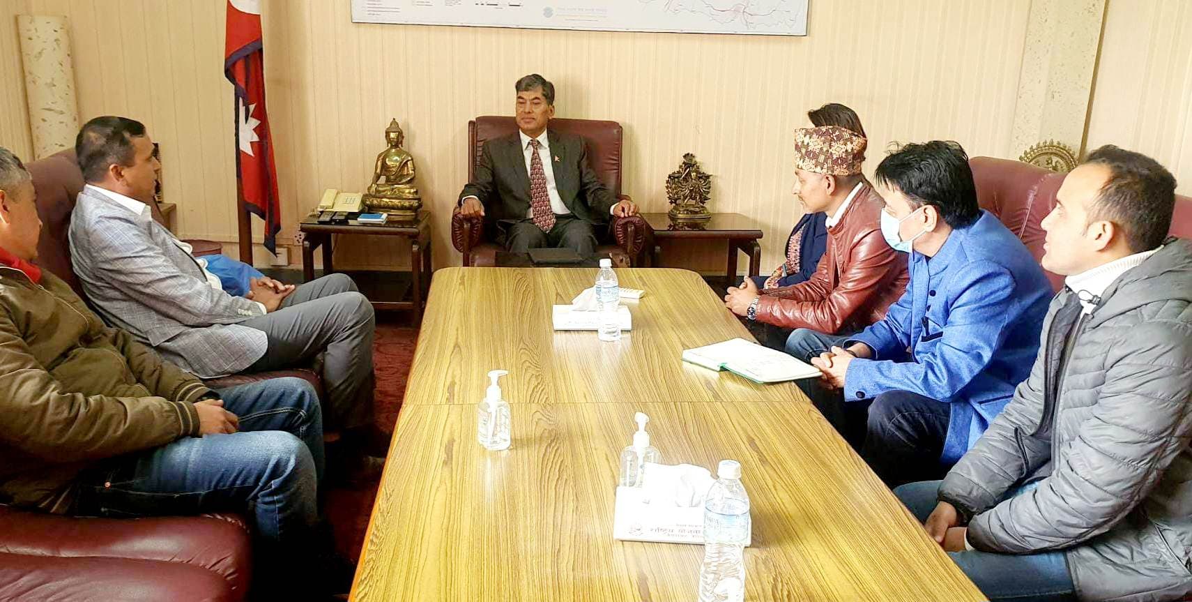 एनआरएनए–राष्ट्रिय योजना आयोग उपाध्यक्ष भेटवार्ता