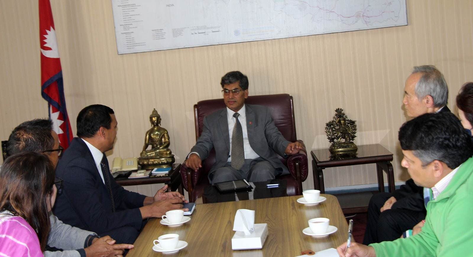 कोरियन लगानी नेपाल भित्र्याउन एनआरएनए अध्यक्ष कुँवरको सक्रियता