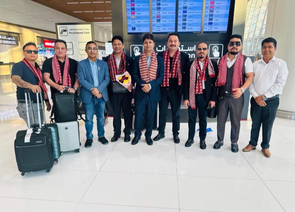 मध्यपुर्वमा आफ्नो पक्षमा माहोल बनाउँदै उपाध्यक्षका उम्मेदवार गोविन्द श्रेष्ठ