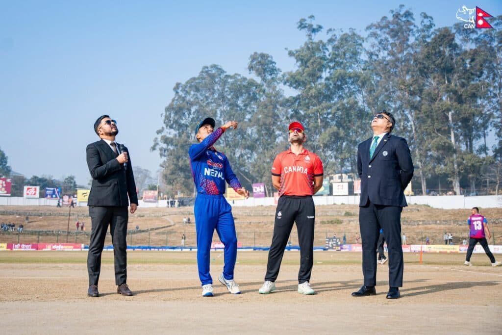 दोस्रो एकदिवसीय क्रिकेट : क्यानडाले टस जितेर नेपाललाई दियो बलिङको निम्तो