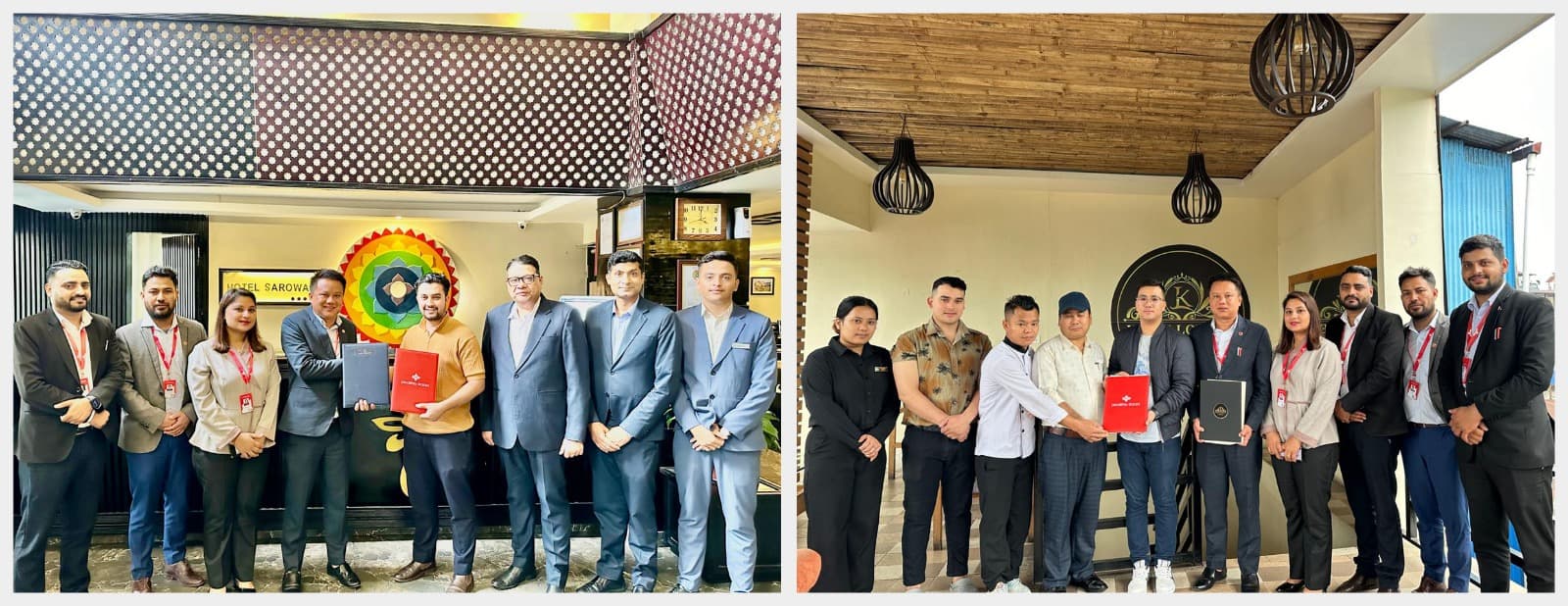 होटल सरोवर र किङ्गस लाउन्ज पोखरामा प्रभु बैंकको ग्राहकलाई विशेष छुट दिने सम्झौता