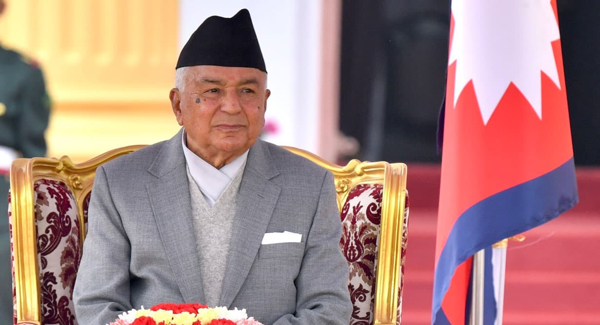 उद्धार र राहतको कामलाई तिव्रता दिन राष्ट्रपतिको आग्रह