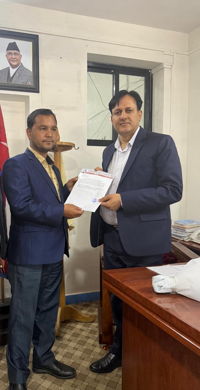 प्रगतिशिल मञ्चले भेट्यो विभागका नवनियुक्त महानिर्देशक भट्टराई
