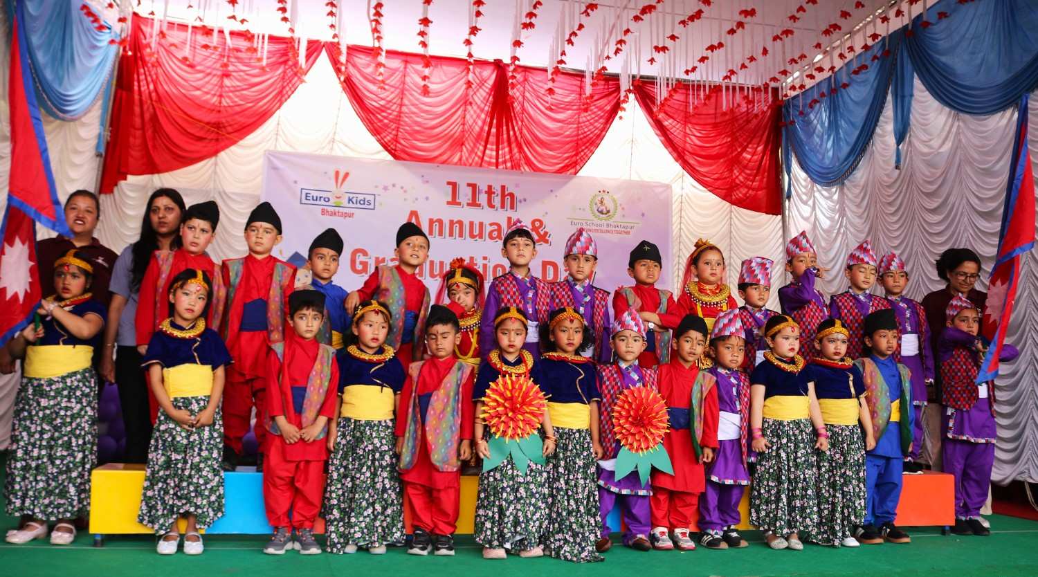 युरोकिड्स सृजनानगर , भक्तपुरको वार्षिकोत्सव तथा दिक्षान्त समारोह भव्य रूपमा सम्पन्न