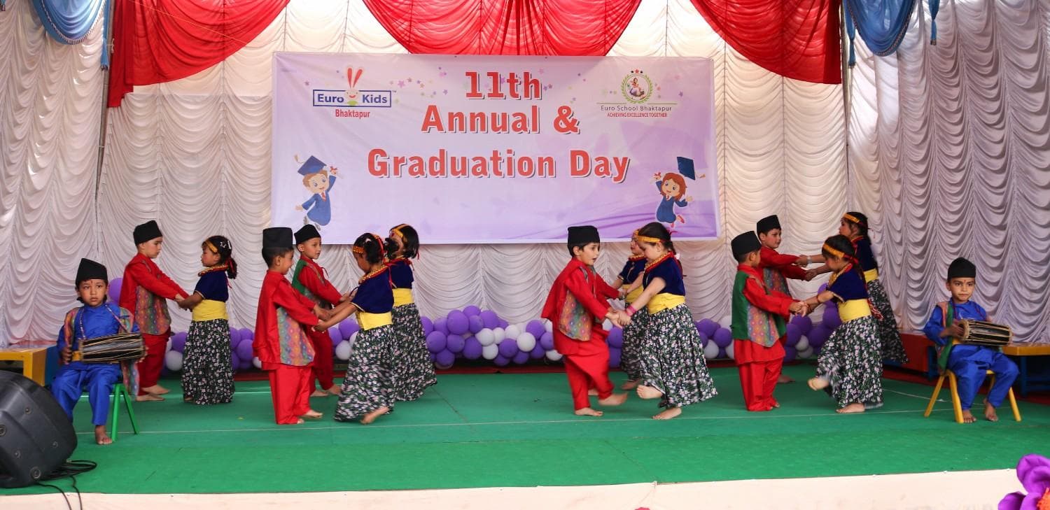 युरोकिड्स सृजनानगर , भक्तपुरको वार्षिकोत्सव तथा दिक्षान्त समारोह भव्य रूपमा सम्पन्न