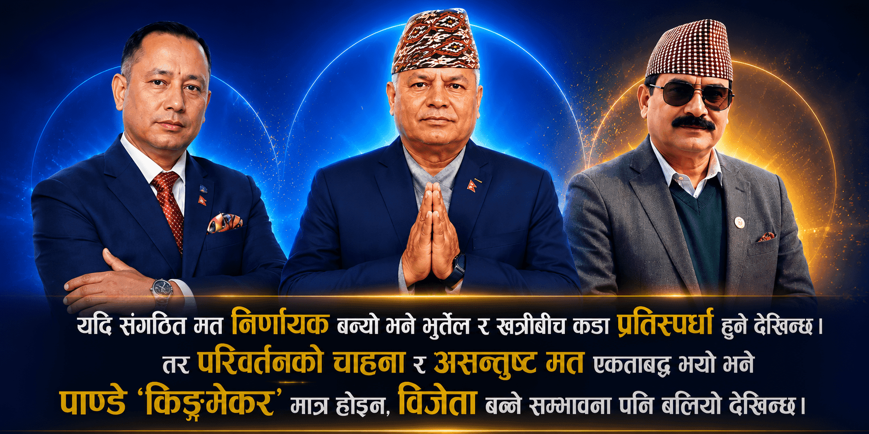 वैदेशिक रोजगार व्यवसायी संघ : भूर्तेल, खत्री र पाण्डेबीच त्रिपक्षीय भिडन्त, कसले मार्ला बाजी ?