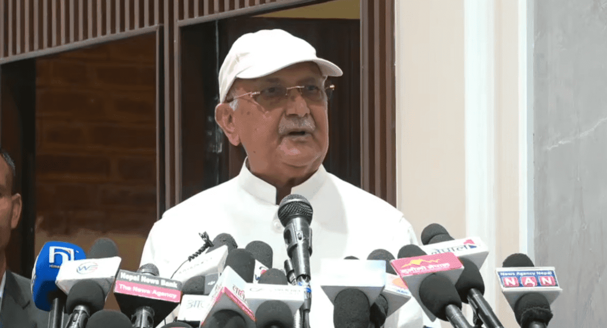 सरकारको हस्तक्षेपका कारण एन्फा अन्तर्राष्ट्रिय प्रतिबन्धमा परेको ओलीको आरोप