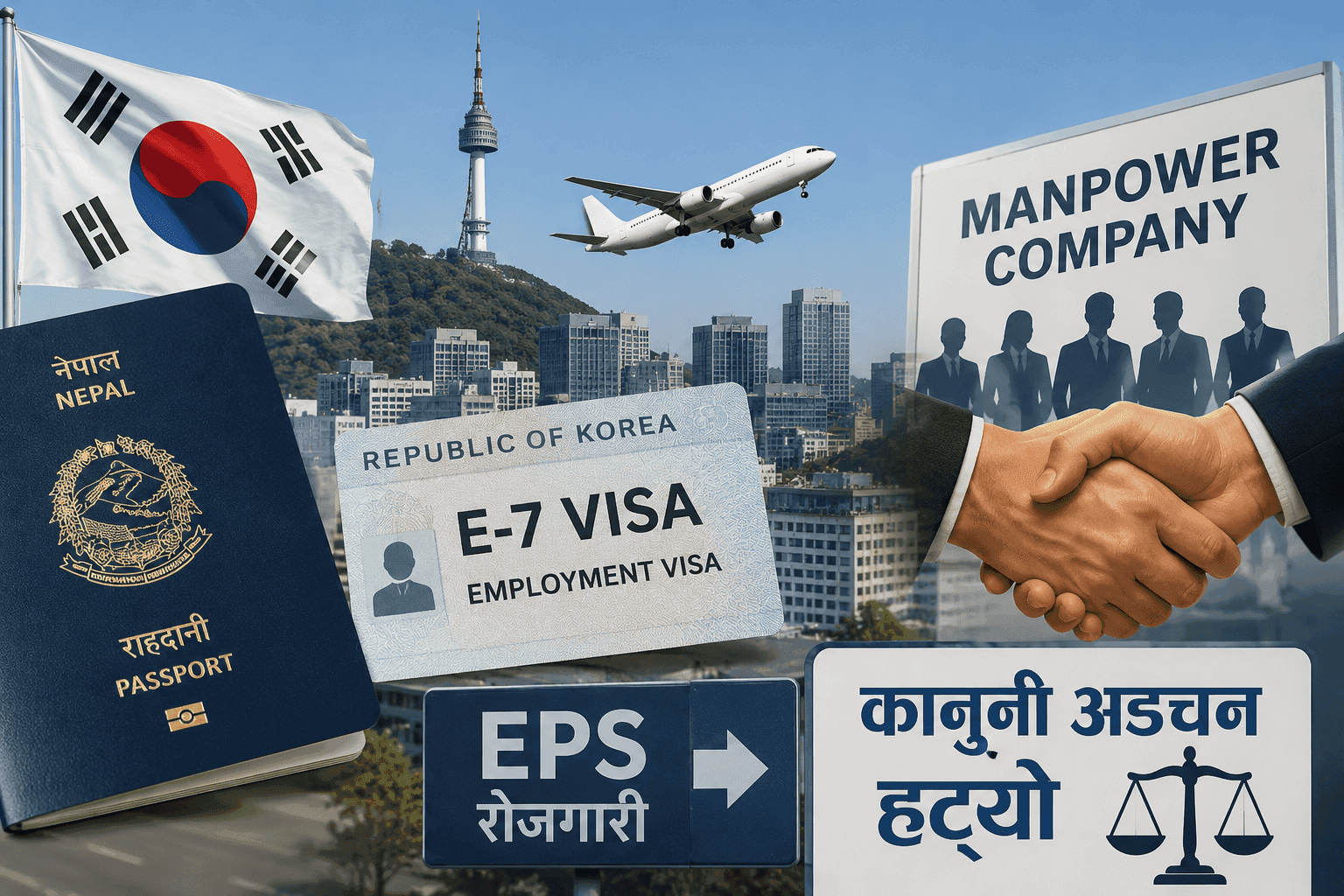 कानुनी अड्चन हट्यो : अब मेनपावर कम्पनीमार्फत दक्षिण कोरियामा नेपाली दक्ष कामदार पठाउन पाइने