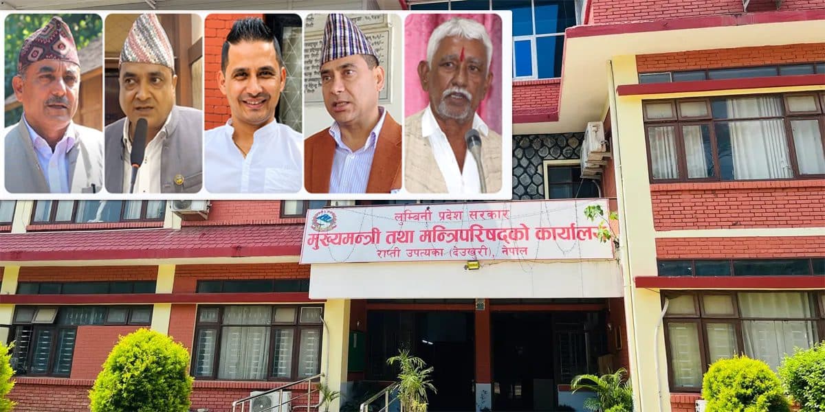 लुम्बिनीमा कांग्रेसका मन्त्रीले राजीनामा दिँदै