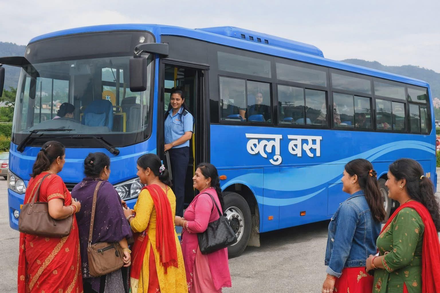साउन १ देखि काठमाडौं ‘ब्लु बस’ सञ्चालनमा आउँदै