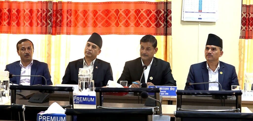 निर्वाचन आयुक्तहरूको सुनवाई साउन १२ र १३ गते