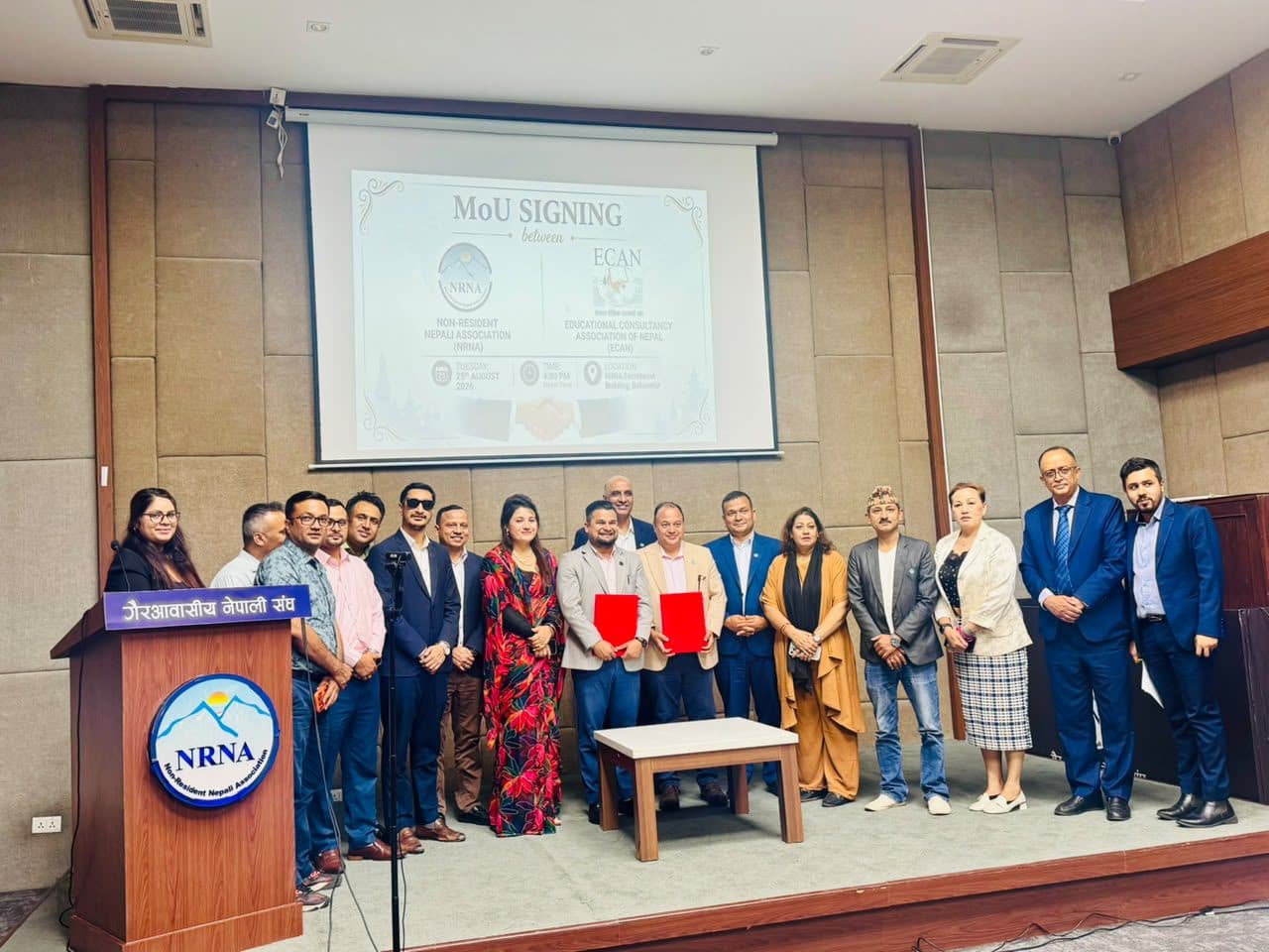 इक्यान र एनआरएनएबीच सहकार्य : विदेश जाने विद्यार्थीलाई स्वदेशदेखि विदेशसम्म सहयोग गरिने