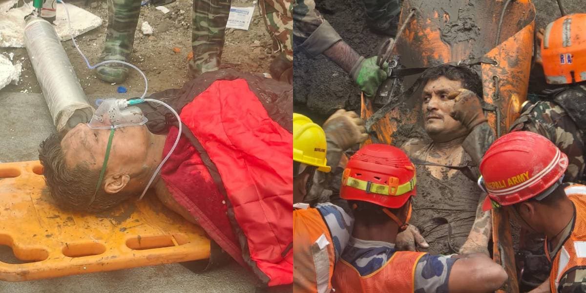 त्रिशूली–३ ‘ए’ को सुरुङबाट दुई प्राविधिकको जीवितै उद्धार, अन्यको खोजी तीव्र