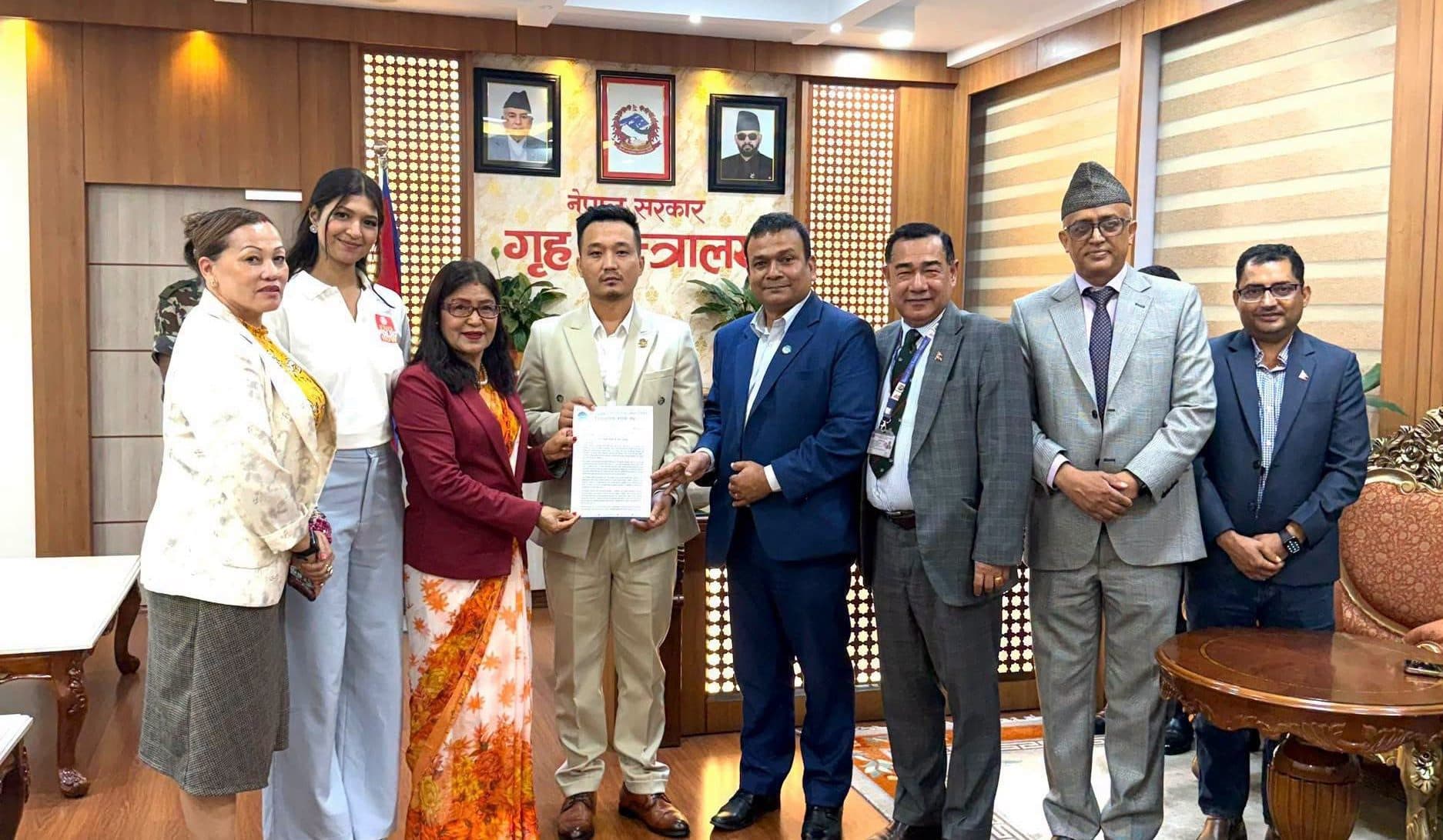 गैरआवासीय नेपाली नागरिकताको प्रभावकारी कार्यान्वयन गर्न गृहमन्त्रीसँग एनआरएनएको आग्रह