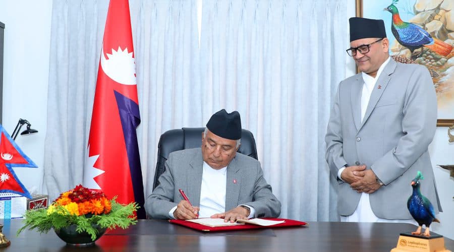 राष्ट्रपतिद्वारा शुक्रबार रातिबाट संसदको चालू अधिवेशन अन्त्य