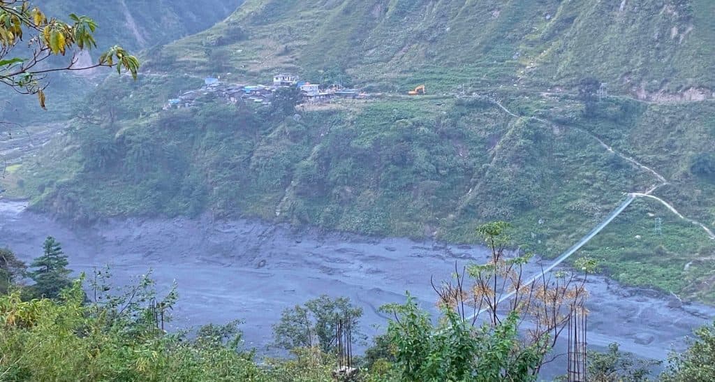 बुढीगण्डकी बाढी : खोज तथा उद्धार कार्यमा नेपाली सेना परिचालन, जगतबाट ६ जनाको हवाई उद्धार
