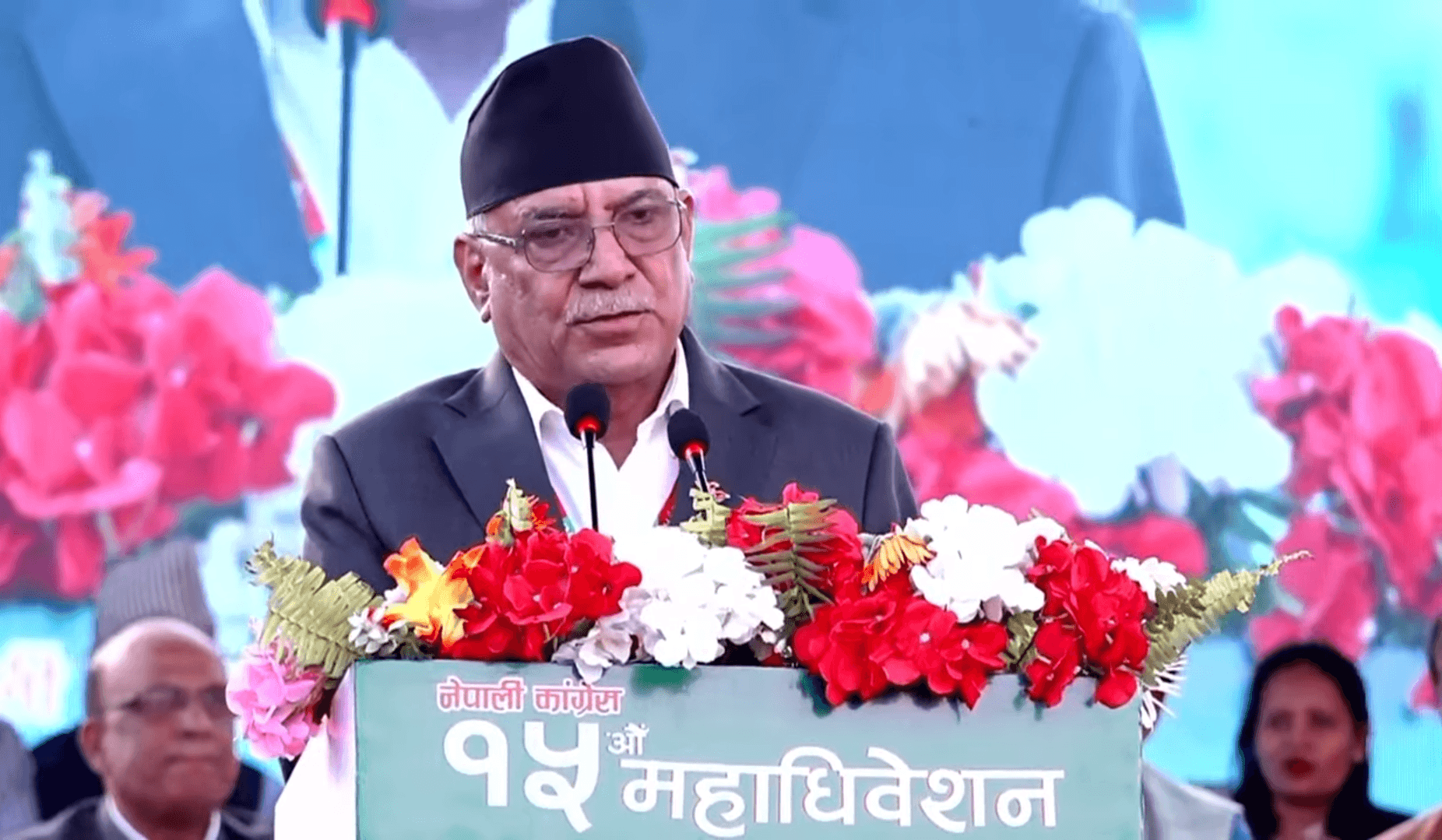 गगनजीले नेपाली कांग्रेसलाई नयाँ इतिहासतिर डोर्‍याउनुभयो : प्रचण्ड