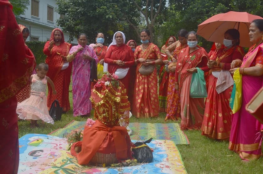 घर घरमै यसरी मनाइयो गौरा पर्व