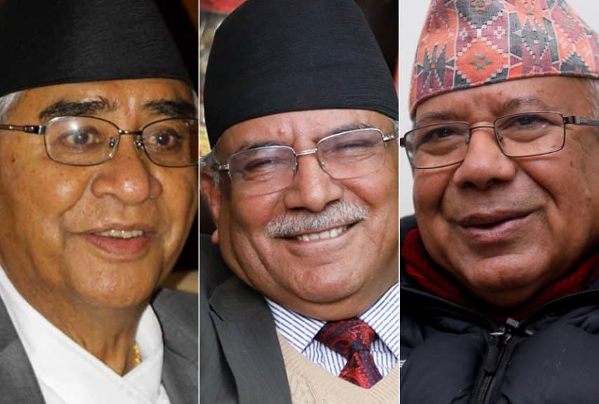 नयाँ सरकारको गृहकार्य, प्रधानमन्त्री देउवासहित तीन शीर्ष नेताबीच छलफल