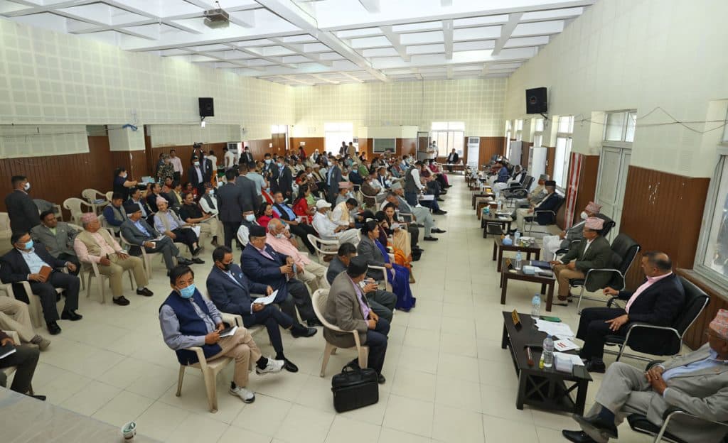 कांग्रेस केन्द्रीय कार्यसम्पादन समिति बैठक बस्दै