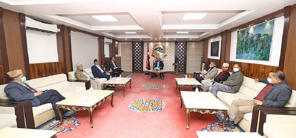 सत्तारुढ गठबन्धनको बैठक बस्दै, सिट बाँडफाँटको अन्तिम टुंगो लगाउने तयारी