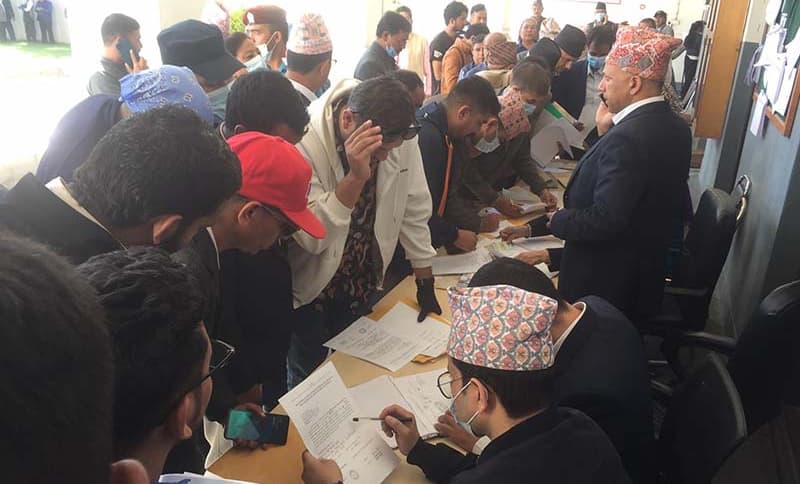देशभर सुरु भयो प्रतिनिधिसभा र प्रदेशसभा सदस्य निर्वाचनका लागि मनोनयन दर्ता