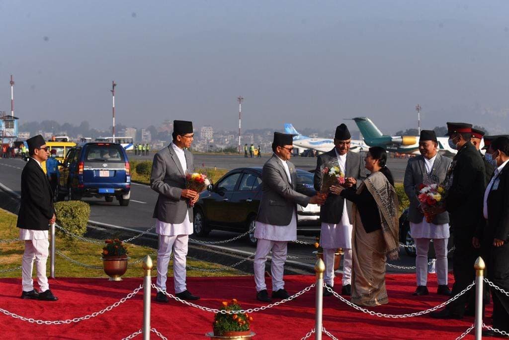 राष्ट्रपति भण्डारी स्वदेश फिर्ता